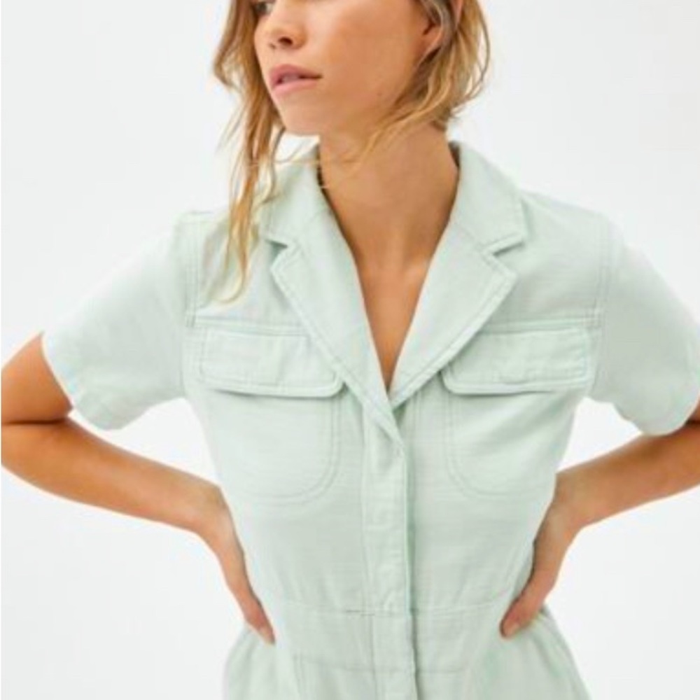BDG Lizzy Short Sleeve Coverall Jumpsuit